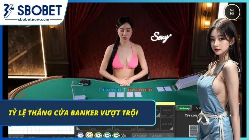 Minh họa cửa Banker có tỷ lệ chiến thắng ổn định cao