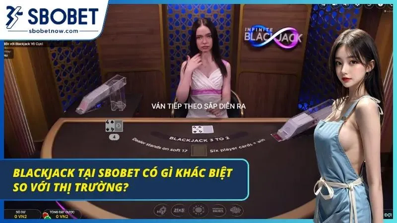 Bàn blackjack trực tuyến chuyên nghiệp với giao diện hiện đại cao cấp