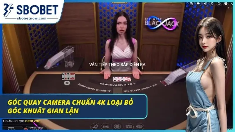 Hệ thống camera 4K quan sát bàn chơi rõ nét toàn cảnh