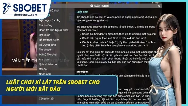 Minh họa luật chơi xì lát cơ bản dành cho người mới
