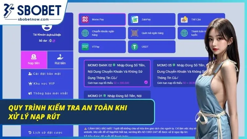 Hoạt động giao dịch bảo mật cao
