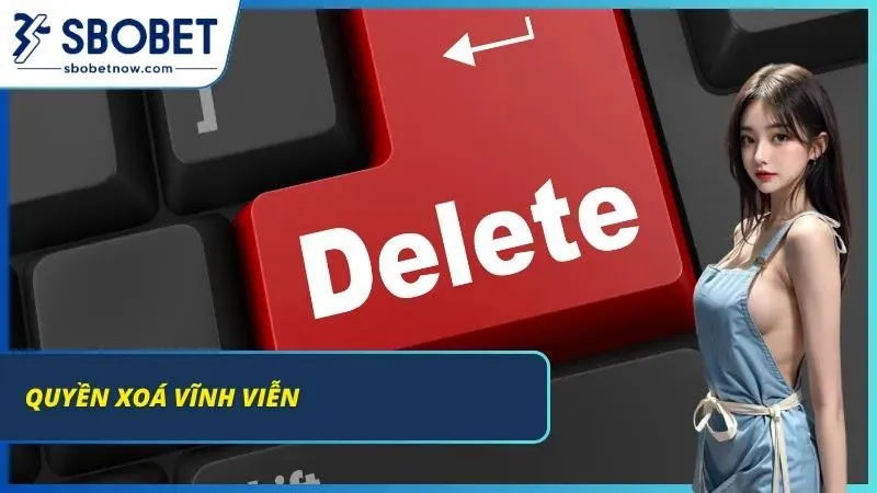 Quyền yêu cầu xoá dữ liệu dễ dàng