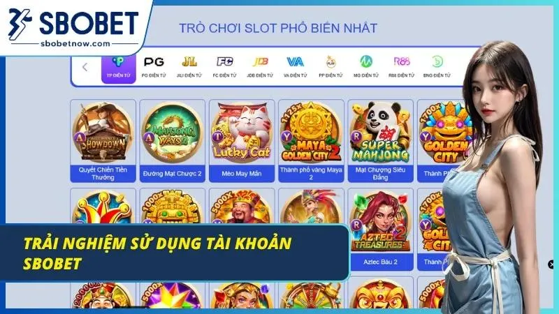 Giao diện kho trò chơi và các sảnh cược trực tuyến đa dạng
