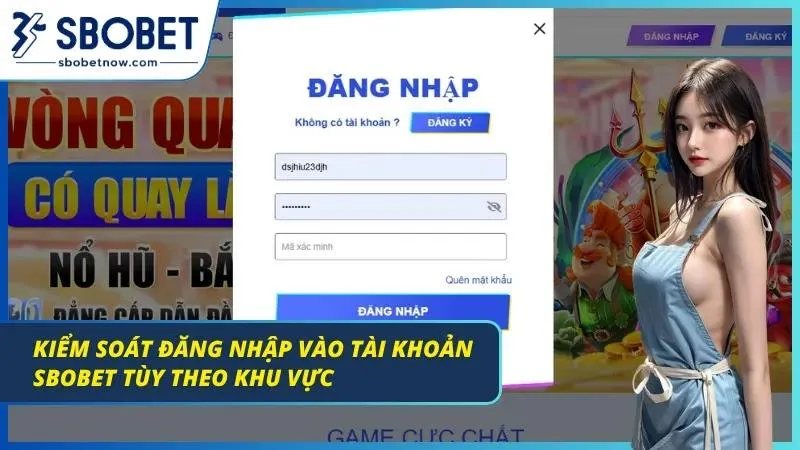 Giao diện cảnh báo đăng nhập do khu vực lạ
