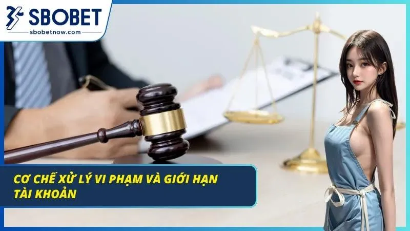 Chế tài xử lý vi phạm và giới hạn tài khoản
