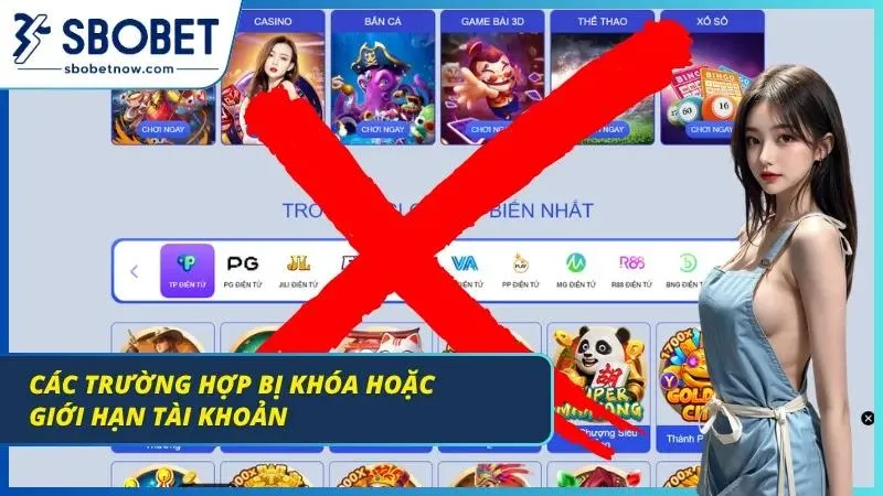 Tổng hợp các trường hợp bị khóa hoặc giới hạn tài khoản