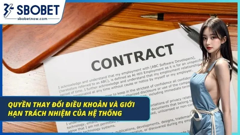 Quyền thay đổi điều khoản và giới hạn của nhà cái