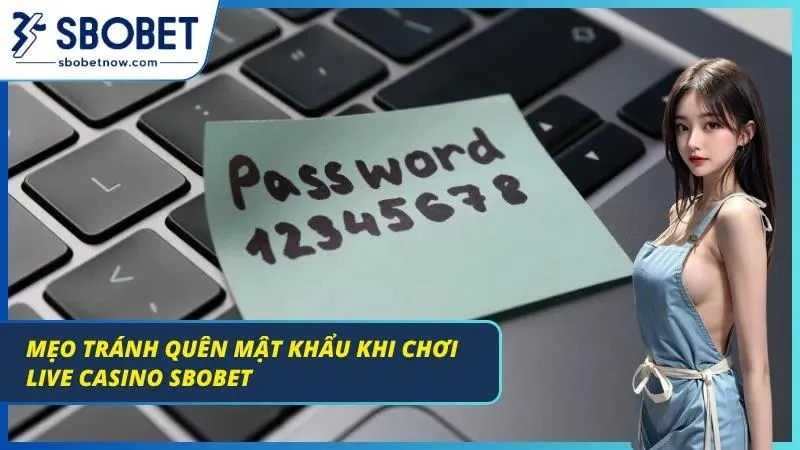 Mẹo giúp anh em tránh quên được mật khẩu khi muốn tham gia chơi sảnh Live Casino