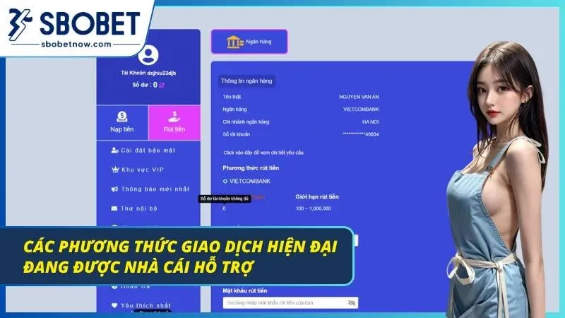 Sân chơi liên kết cùng nhiều ngân hàng lớn để hỗ trợ giao dịch
